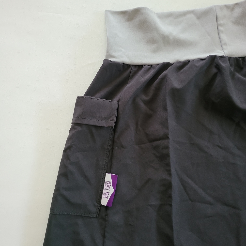 Purple Rain Adventure Skirt Small Hiking Stretch Lightweight Pockets Gorpcore - Picture 5 of 12